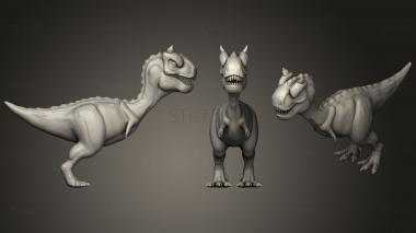 3D model Cartoon Carnotaurus (STL)